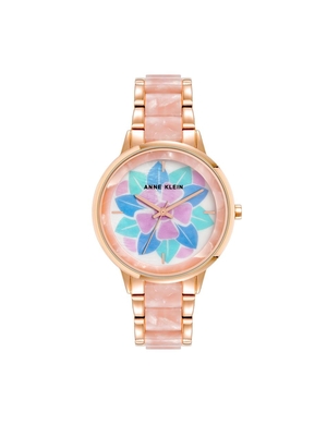 Les métaux Anne Klein Patterned Mother of Pearl Dial Watch   | AAU-1085532